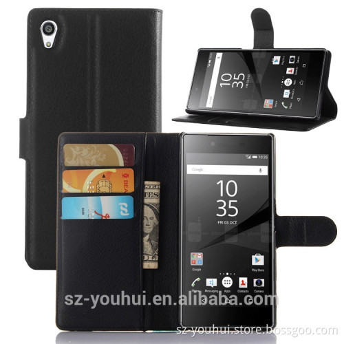 OEMODM manufacturer smart cover case for Sony Xperia Z5